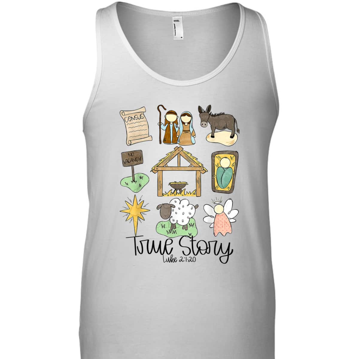 True Story Christmas Luke 21-20 Christian T-Shirt True Story Christmas Luke 21-20 Christian T-Shirt