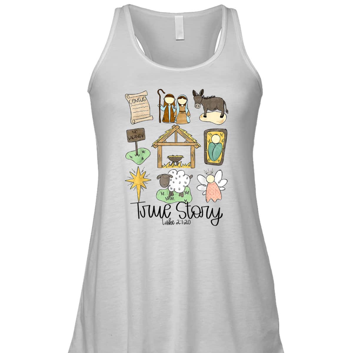 True Story Christmas Luke 21-20 Christian T-Shirt True Story Christmas Luke 21-20 Christian T-Shirt