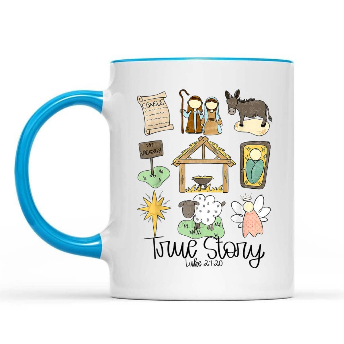 True Story Christmas Luke 21-20 Christian T-Shirt True Story Christmas Luke 21-20 Christian T-Shirt