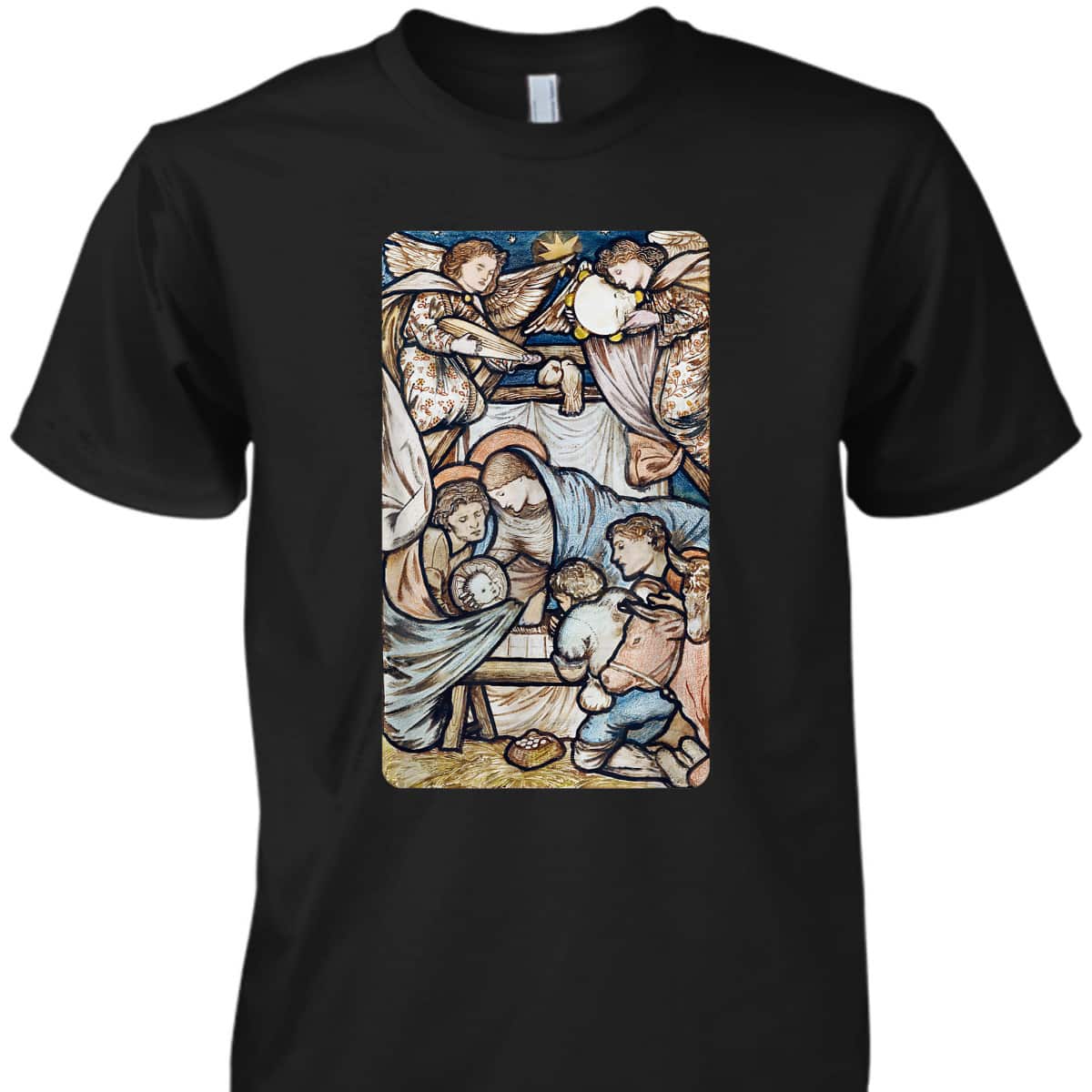 Nativity Vintage Christmas Christian PJs Religious T-Shirt Nativity Vintage Christmas Christian PJs Religious T-Shirt