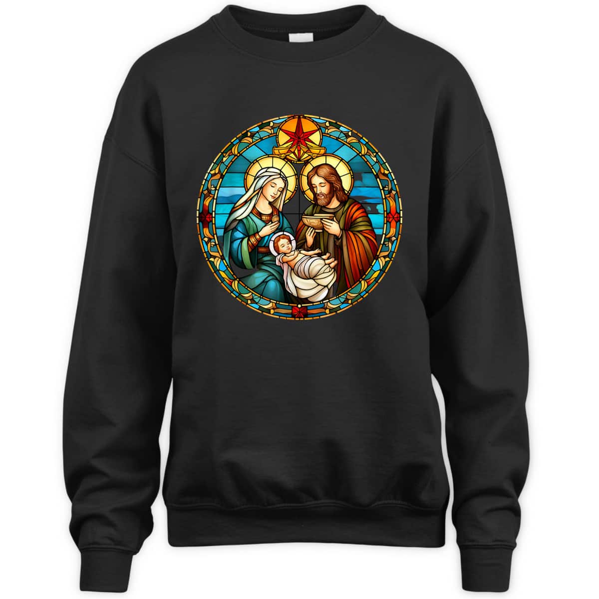 Christmas Nativity Scene Jesus Christian T-Shirt Christmas Nativity Scene Jesus Christian T-Shirt