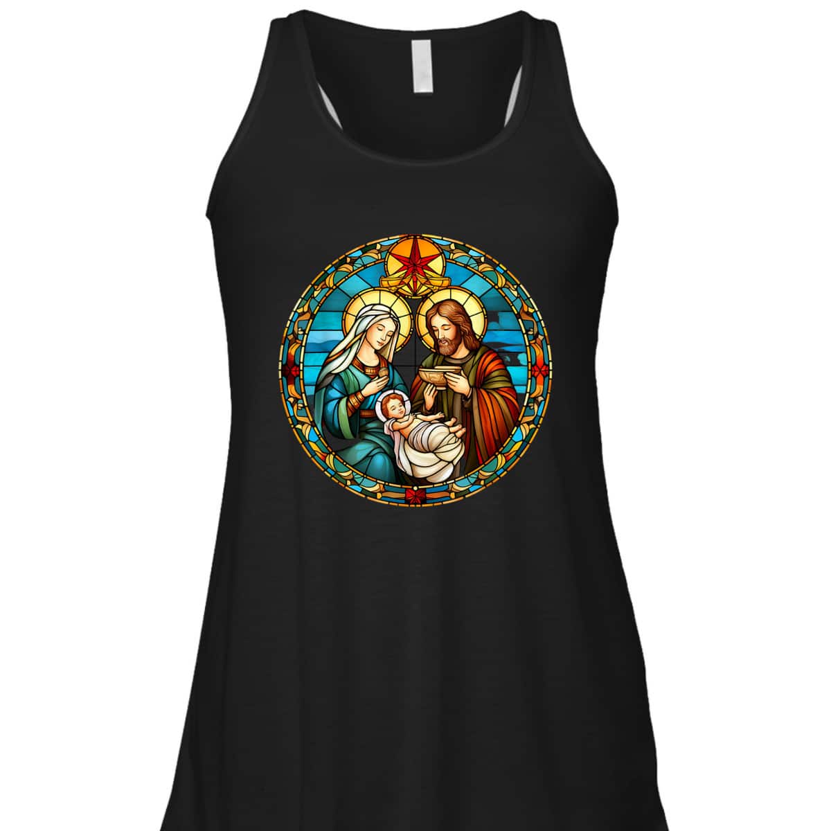 Christmas Nativity Scene Jesus Christian T-Shirt Christmas Nativity Scene Jesus Christian T-Shirt