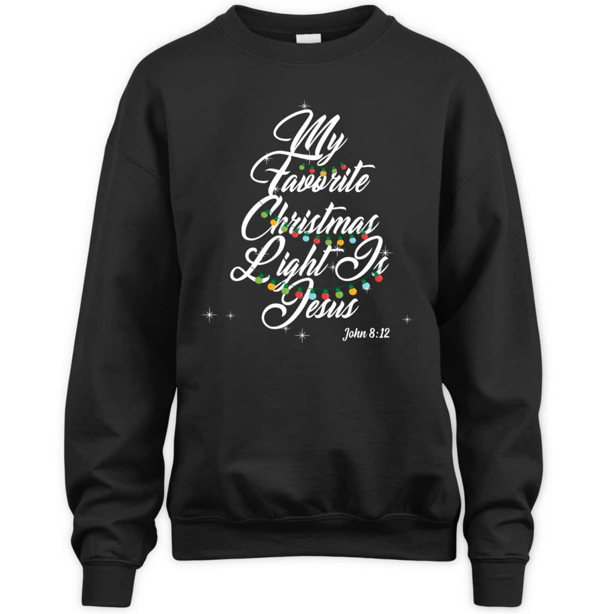My Favorite Christmas Light Is Jesus Christian Xmas Costume T-Shirt My Favorite Christmas Light Is Jesus Christian Xmas Costume T-Shirt