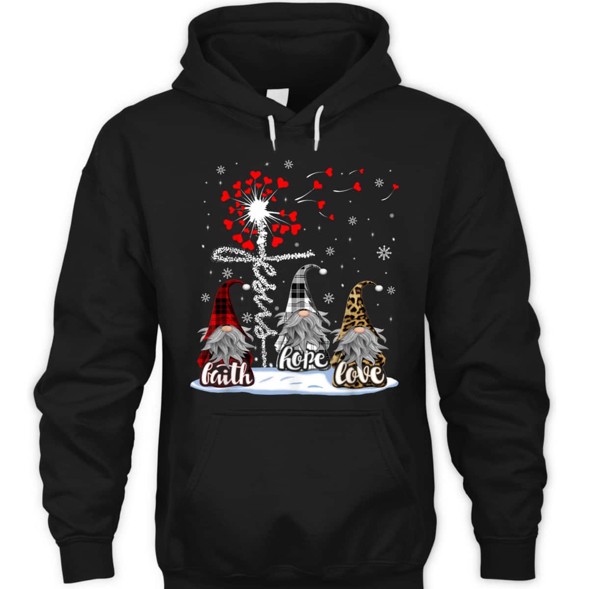 Gnome Christmas Faith Love Hope Christian Jesus Christmas T-Shirt Gnome Christmas Faith Love Hope Christian Jesus Christmas T-Shirt