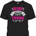 Jesus Loves You I'm Trying Funny Christian Faith Christmas T-Shirt Jesus Loves You I'm Trying Funny Christian Faith Christmas T-Shirt