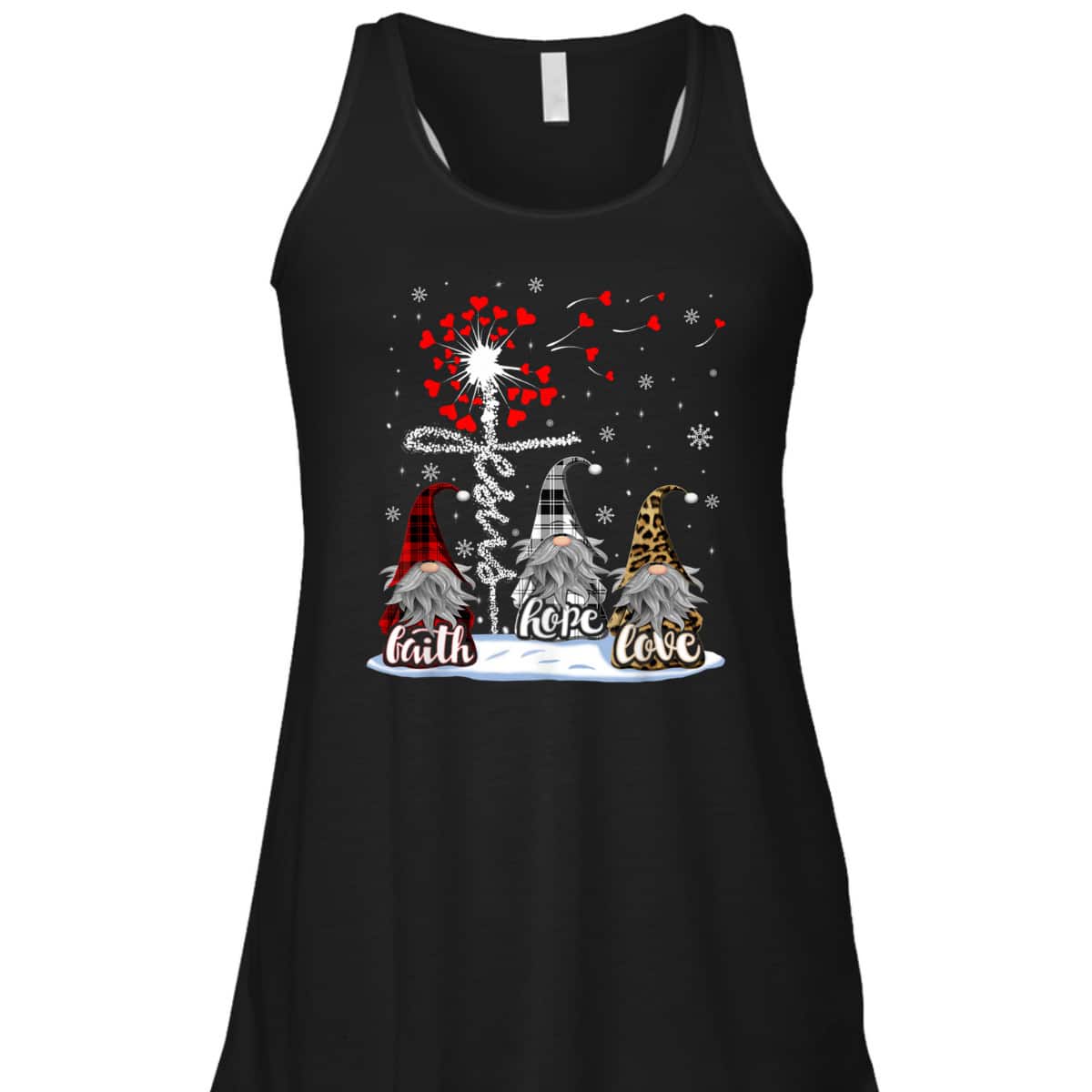 Gnome Christmas Faith Love Hope Christian Jesus Christmas T-Shirt Gnome Christmas Faith Love Hope Christian Jesus Christmas T-Shirt