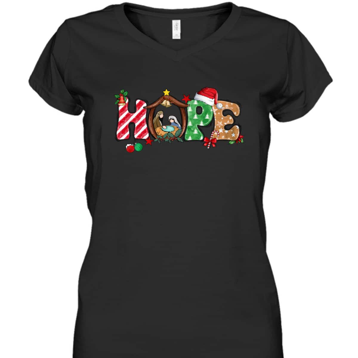 Christmas Jesus Hope Jesus Christian Christian Xmas T-Shirt Christmas Jesus Hope Jesus Christian Christian Xmas T-Shirt