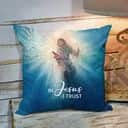Christian Bible Verse Scripture God In Jesus I Trust Pillow