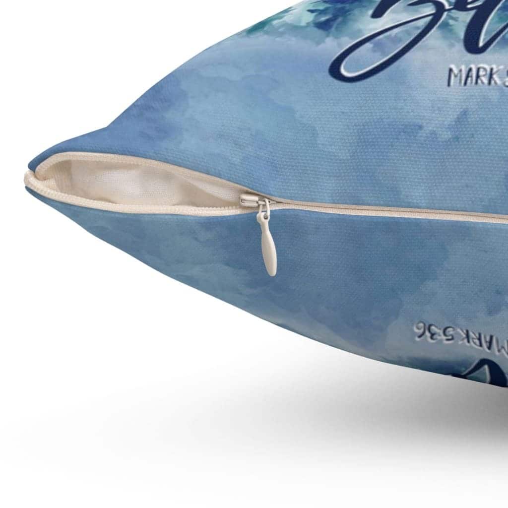 Don't Be Afraid Just Believe Mark 536 Bible Verse Pillow Don't Be Afraid Just Believe Mark 536 Bible Verse Pillow