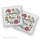 Daughter Of The King Flowers Christian Pillow