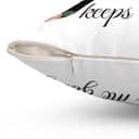 Christian Coffee Gets Me Started Jesus Keeps Me Going Pillow