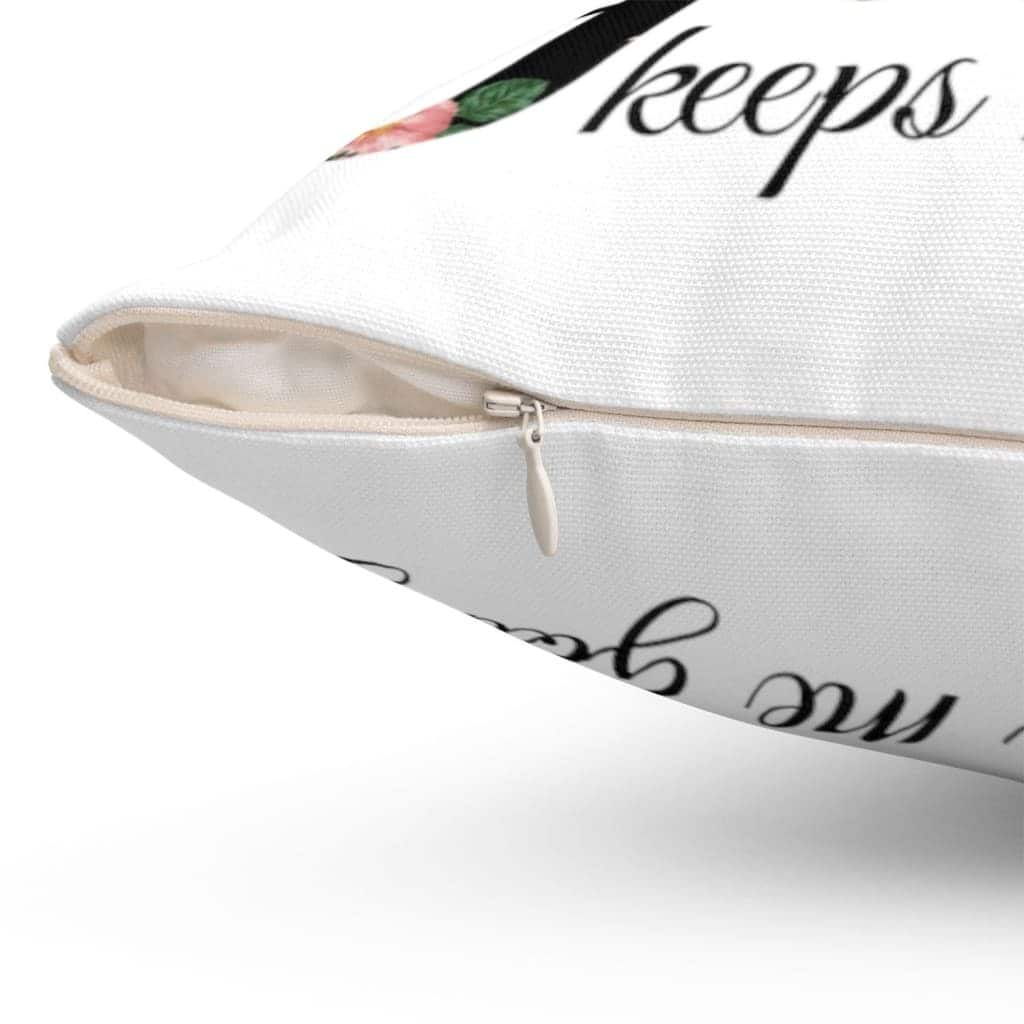 Christian Coffee Gets Me Started Jesus Keeps Me Going Pillow Christian Coffee Gets Me Started Jesus Keeps Me Going Pillow