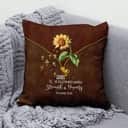 Christian She Is Clothed With Strength And Dignity Sunflower Pillow Christian She Is Clothed With Strength And Dignity Sunflower Pillow