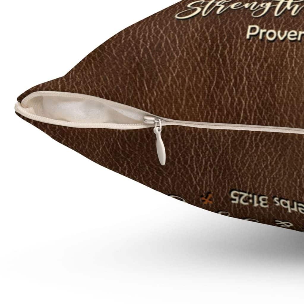 Christian She Is Clothed With Strength And Dignity Sunflower Pillow Christian She Is Clothed With Strength And Dignity Sunflower Pillow