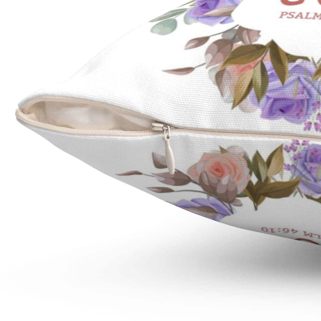 Be Still And Know That I Am God Psalm 4610 Christian Pillow Be Still And Know That I Am God Psalm 4610 Christian Pillow