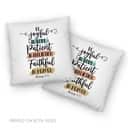 Be Joyful In Hope Patient In Affliction Faithful In Prayer Christian Pillow