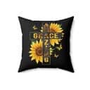 Amazing Grace Sunflower Pillow Amazing Grace Sunflower Pillow