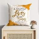 A Friend Loves At All Times Proverbs 1717 Bible Verse Pillow