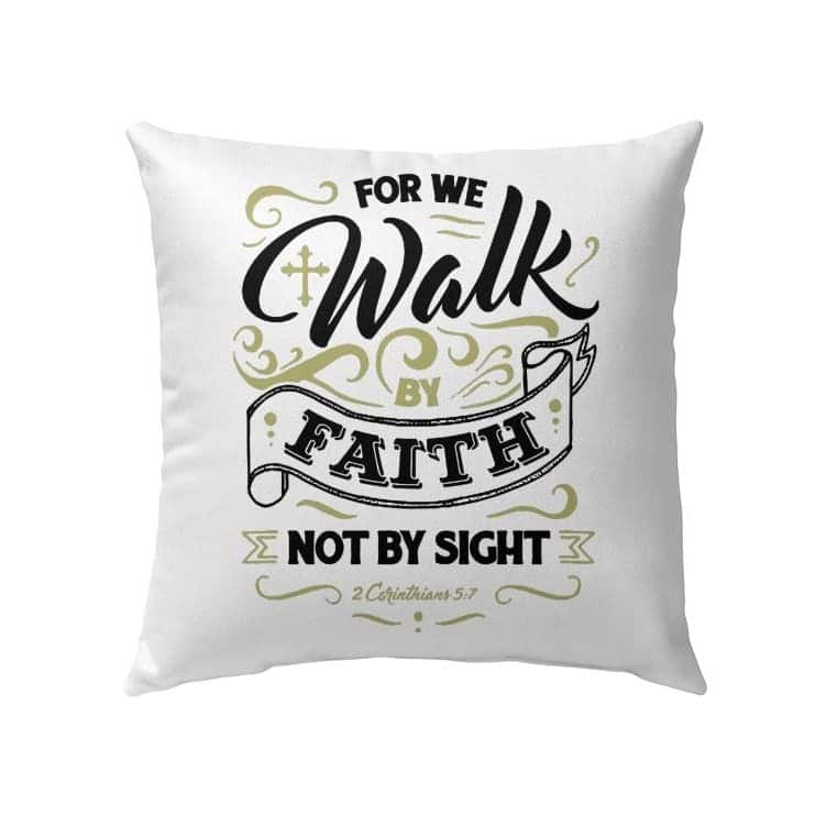 2 Corinthians 57 Bible Verse Christian Pillow
