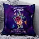 Bible Verse Scripture God You Have Been Saved Through Faith Stunning Floral Cross Pillow Bible Verse Scripture God You Have Been Saved Through Faith Stunning Floral Cross Pillow