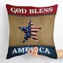 Bible Verse Scripture God God Bless America Special Star Pillow