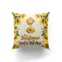 Bible Verse Scripture God Beautiful Cross Sunflower Of Gods Garden Pillow Bible Verse Scripture God Beautiful Cross Sunflower Of Gods Garden Pillow
