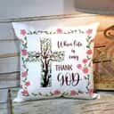 Bible Verse Scripture God Beautiful Cross Thank God For Our Easy Life Pillow Bible Verse Scripture God Beautiful Cross Thank God For Our Easy Life Pillow