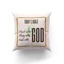 Bible Verse Scripture God Elegant Todays Goal Pillow Bible Verse Scripture God Elegant Todays Goal Pillow