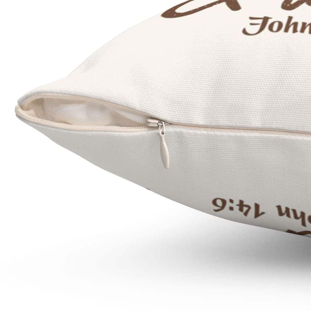 I Am The Way The Truth And The Life John 146 Bible Verse Pillow I Am The Way The Truth And The Life John 146 Bible Verse Pillow