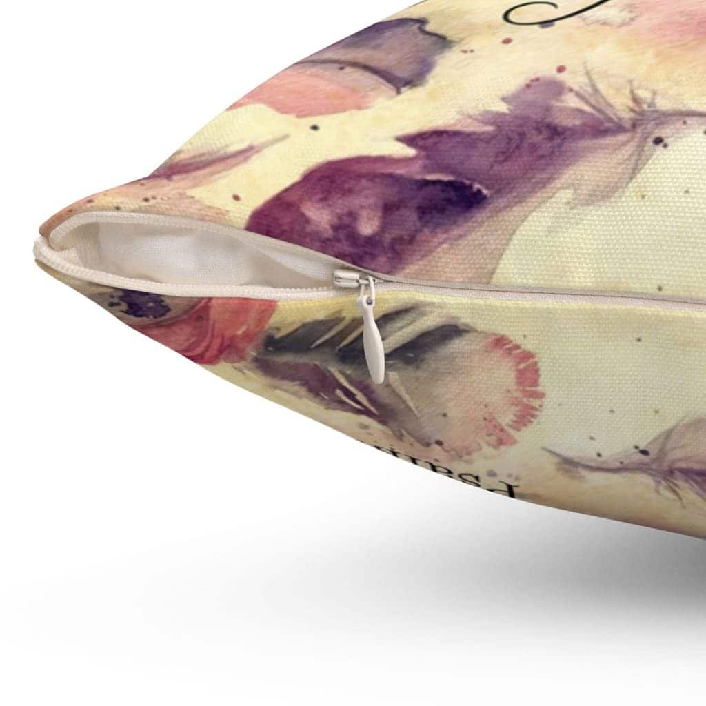 He Will Cover You With His Feathers Psalm 914 Bible Verse Pillow He Will Cover You With His Feathers Psalm 914 Bible Verse Pillow