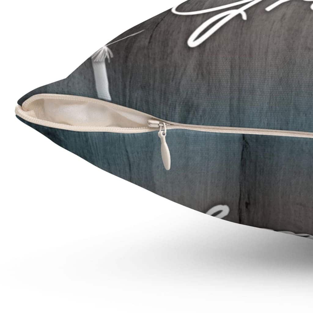 Grateful Dandelions Butterflies Christian Pillow