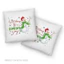Good Tidings Of Comfort And Joy Snowman Christmas Pillow Good Tidings Of Comfort And Joy Snowman Christmas Pillow