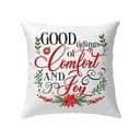 Good Tidings Of Comfort And Joy Christmas Pillow Good Tidings Of Comfort And Joy Christmas Pillow
