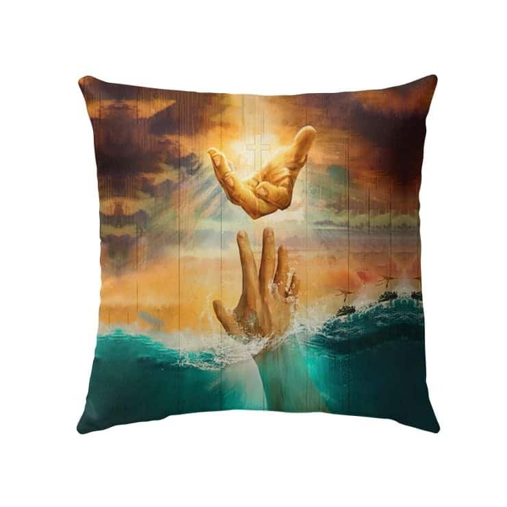 God Will Save You Christian Pillow God Will Save You Christian Pillow