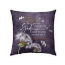 God Is Bigger Than Anything You Will Face Tomorrow Christian Pillow