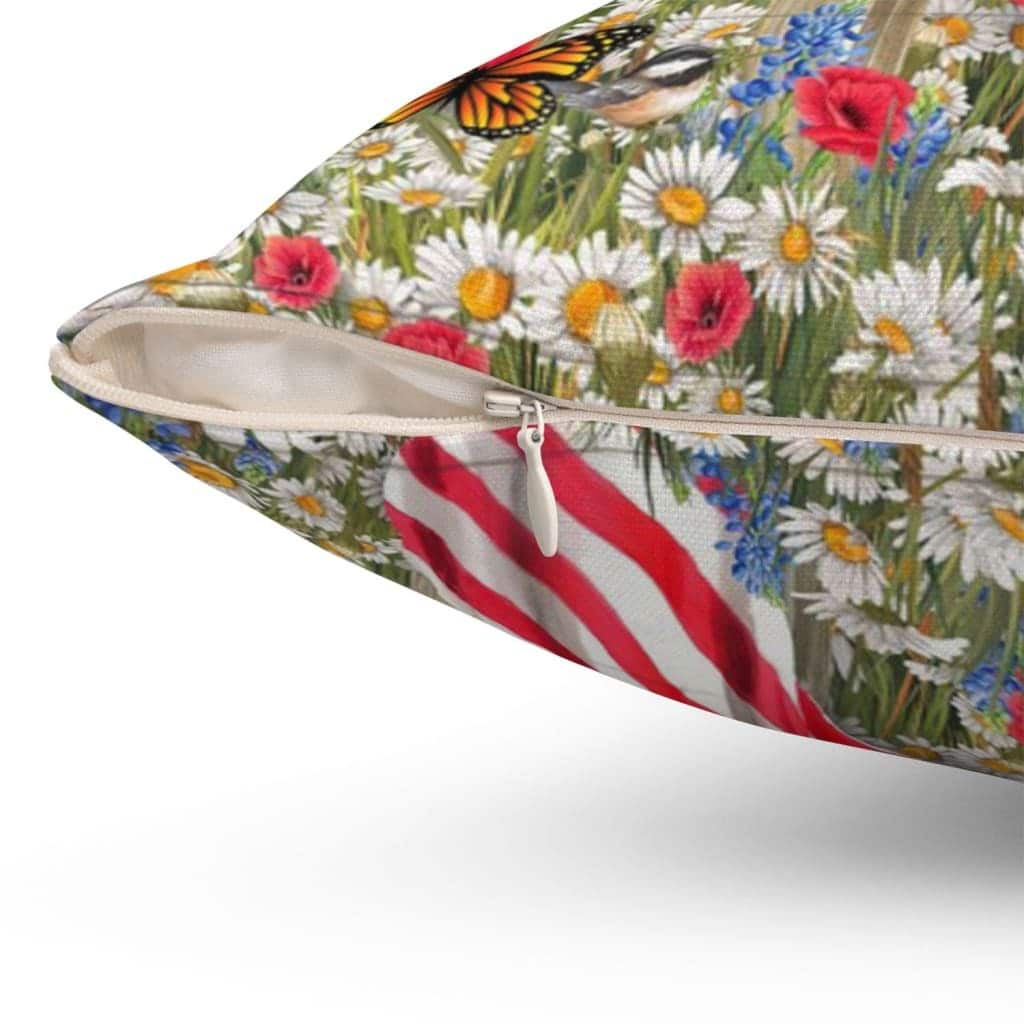 God Bless America Christian Pillow God Bless America Christian Pillow