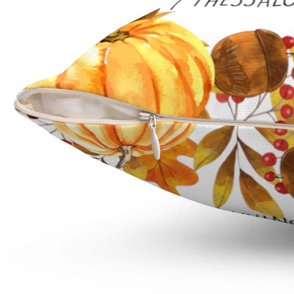 Give Thanks In All Circumstances 1 Thessalonians 518 Christian Bible Verse Pillow Give Thanks In All Circumstances 1 Thessalonians 518 Christian Bible Verse Pillow