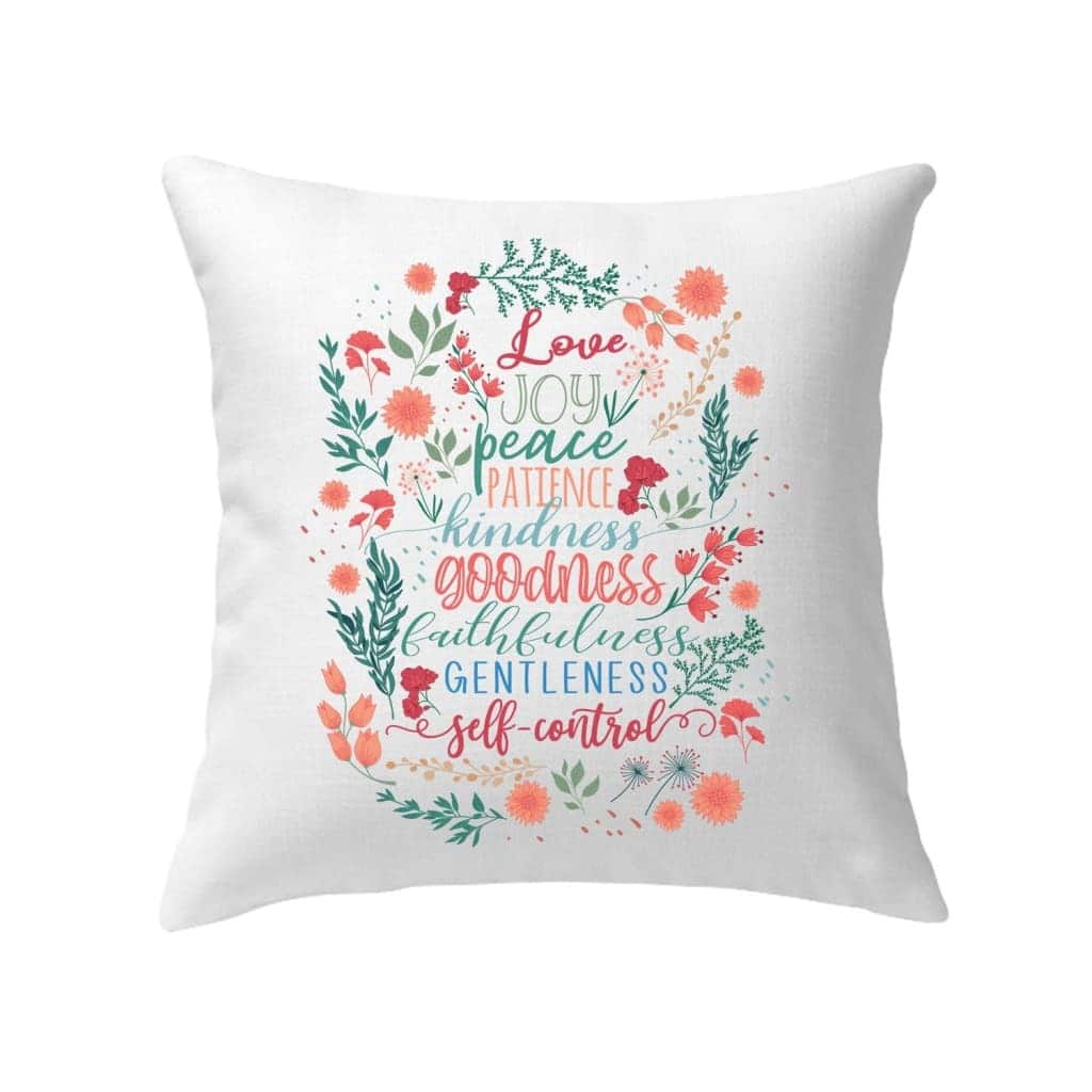 Fruit Of The Spirit Bible Verse Pillow Fruit Of The Spirit Bible Verse Pillow
