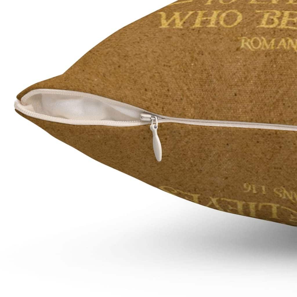 For I Am Not Ashamed Of The Gospel Romans 116 Bible Verse Pillow For I Am Not Ashamed Of The Gospel Romans 116 Bible Verse Pillow