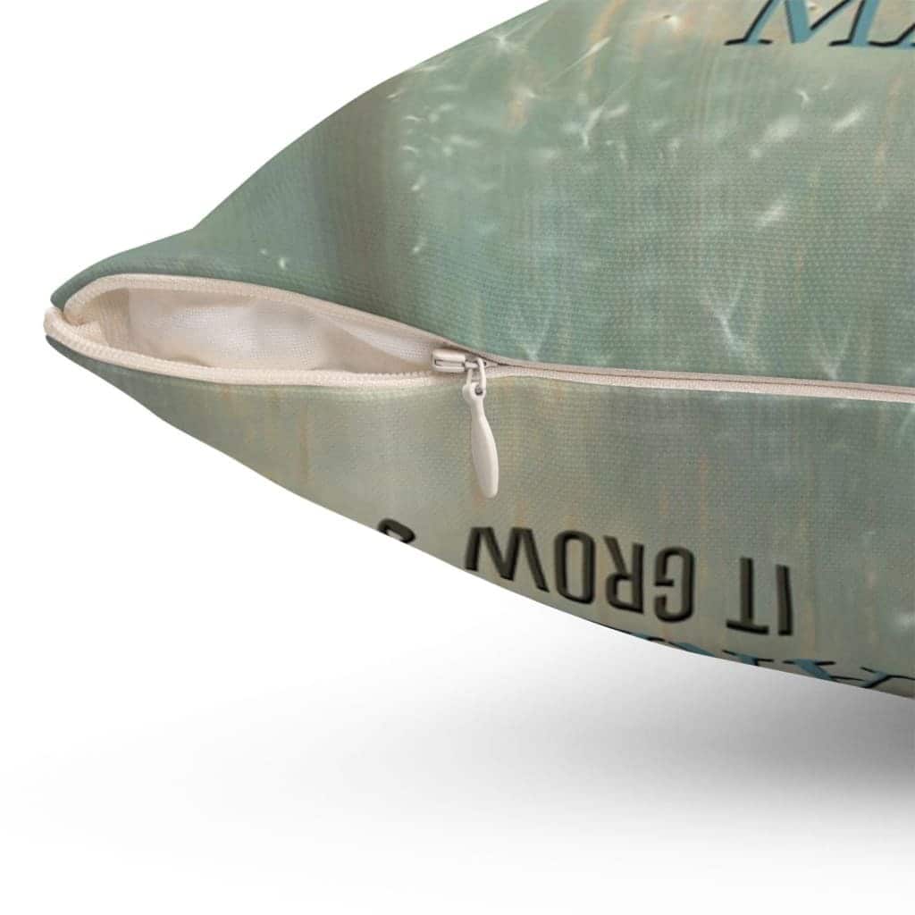 Faith Plants The Seed Love Makes It Grow Christian Pillow Faith Plants The Seed Love Makes It Grow Christian Pillow