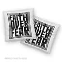 Faith Over Fear Bible Verse Christian Faith Pillow