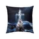 Jesus Outstretched Hands Saves Christian Religious Pillow Jesus Outstretched Hands Saves Christian Religious Pillow