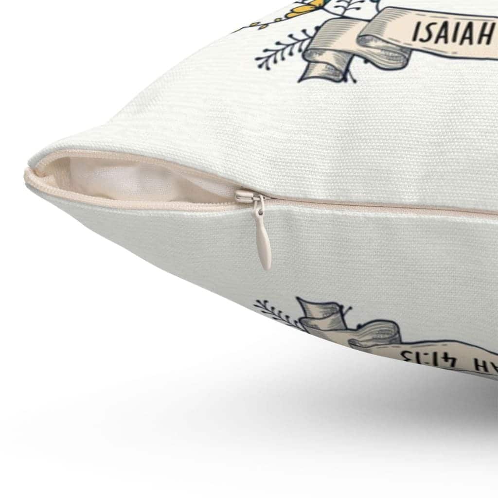 Isaiah 4113 Do Not Fear I Will Help You Bible Verse Pillow Isaiah 4113 Do Not Fear I Will Help You Bible Verse Pillow