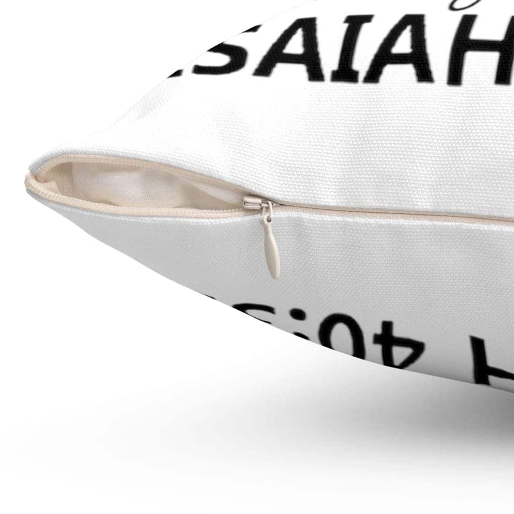 Isaiah 4031 She Will Run And Not Grow Weary Bible Verse Pillow Isaiah 4031 She Will Run And Not Grow Weary Bible Verse Pillow