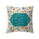 I Know The Lord Is Always With Me Psalm 168 Bible Verse Pillow I Know The Lord Is Always With Me Psalm 168 Bible Verse Pillow