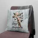 I Can Do All Things Through Christ Cross With Flowers Christian Pillow I Can Do All Things Through Christ Cross With Flowers Christian Pillow