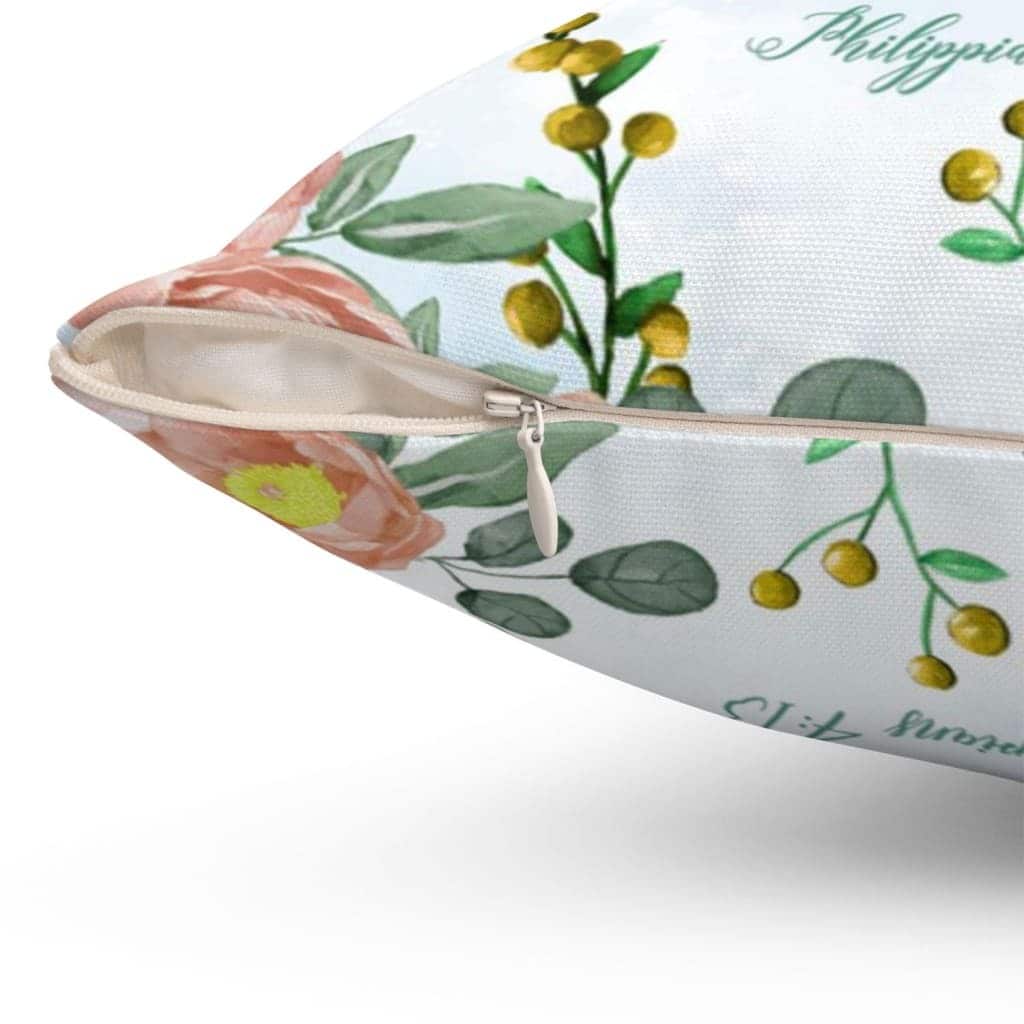 I Can Do All Things Through Christ Philippians 413 Bible Verse Religious Pillow I Can Do All Things Through Christ Philippians 413 Bible Verse Religious Pillow