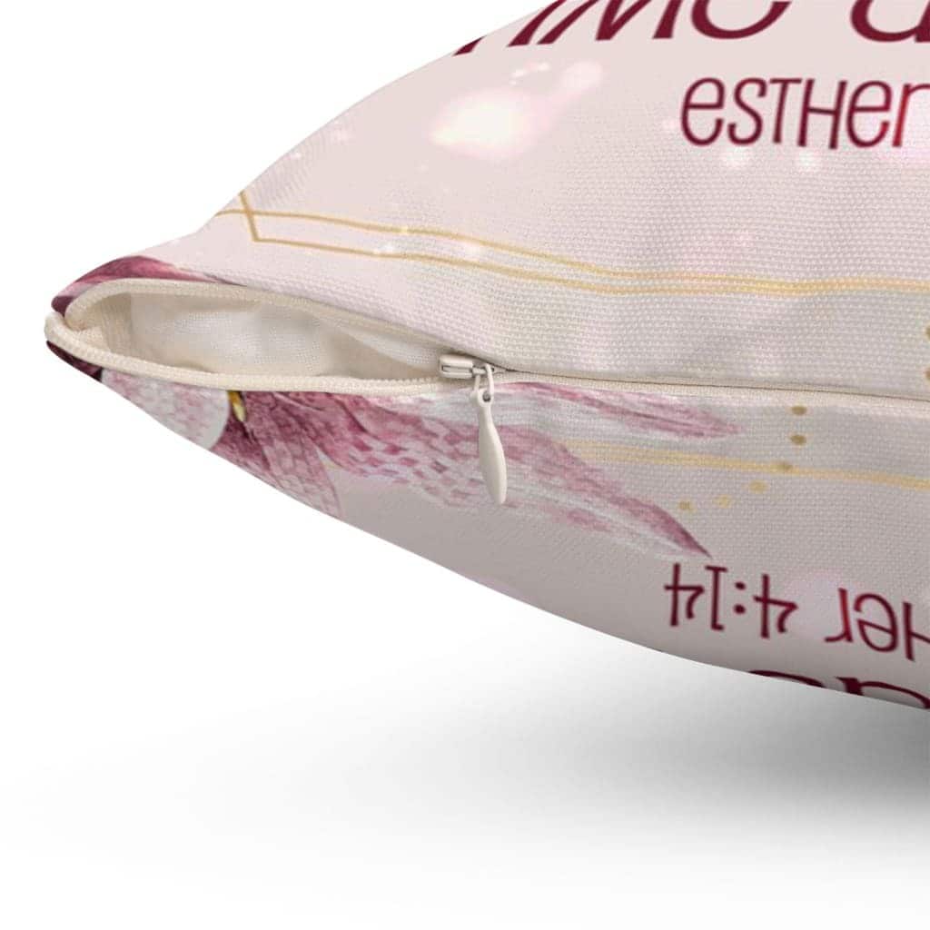 Perhaps You Were Born For Such A Time As This Esther 414 Bible Verse Pillow Perhaps You Were Born For Such A Time As This Esther 414 Bible Verse Pillow