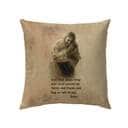 Painting Of Jesus And A Prayer Christian Pillow