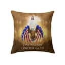 US Flag One Nation Under God Christian Pillow